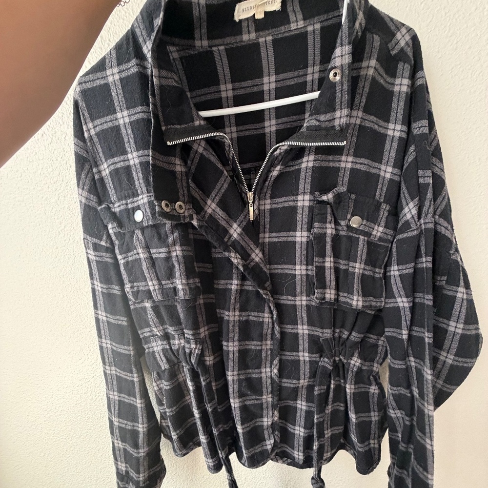 Gilded intent flannel jacket